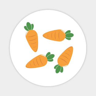 Cute Carrots - carrot lovers gift Magnet